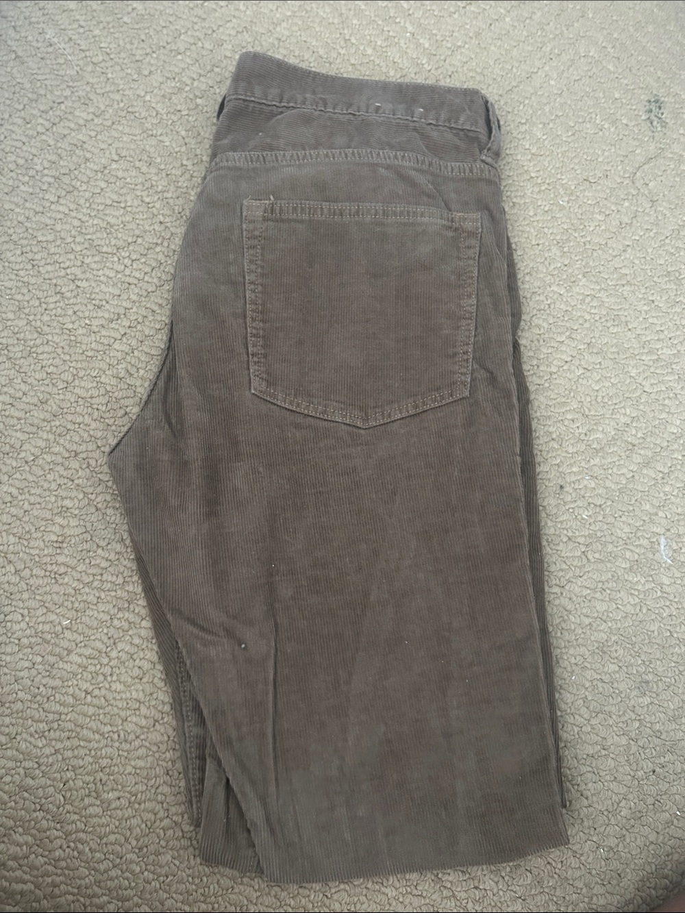 J. Crew Men's Corduroy Pants in Taupe
